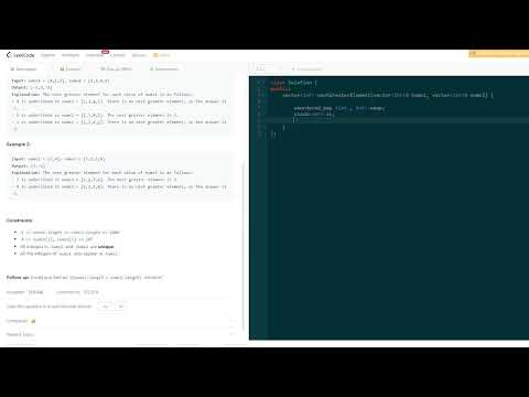 LeetCode | 496. Next Greater Element I | Easy to Understand | C++ Solution