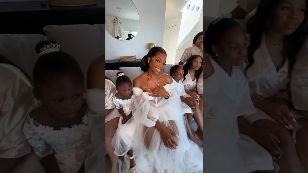 OUR BEAUTIFUL CANADA WEDDING. DRESS @LACHARISNIGERIA_ +2348145464178