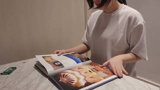 ASMR]page turning finger licking gum chewing 책넘기는소리