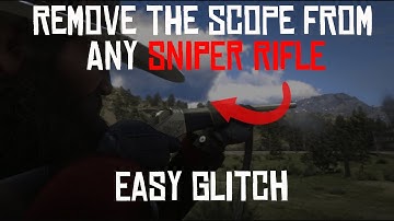 How to Remove the Scope from a Sniper Rifle | Red Dead Redemption 2 Glitch
