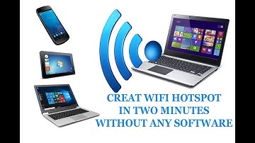 How to create a wifi hotspot in windows 7 using command prompt without any software