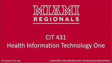 CIT 431 Module 3 Introduction