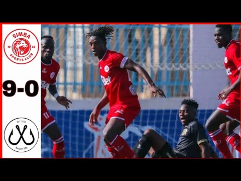 Live Tazama Simba Sc 9 0 Wavuvi Fc Mchezo Wa Kirafiki Leo Baleke Atupua Hat Trick