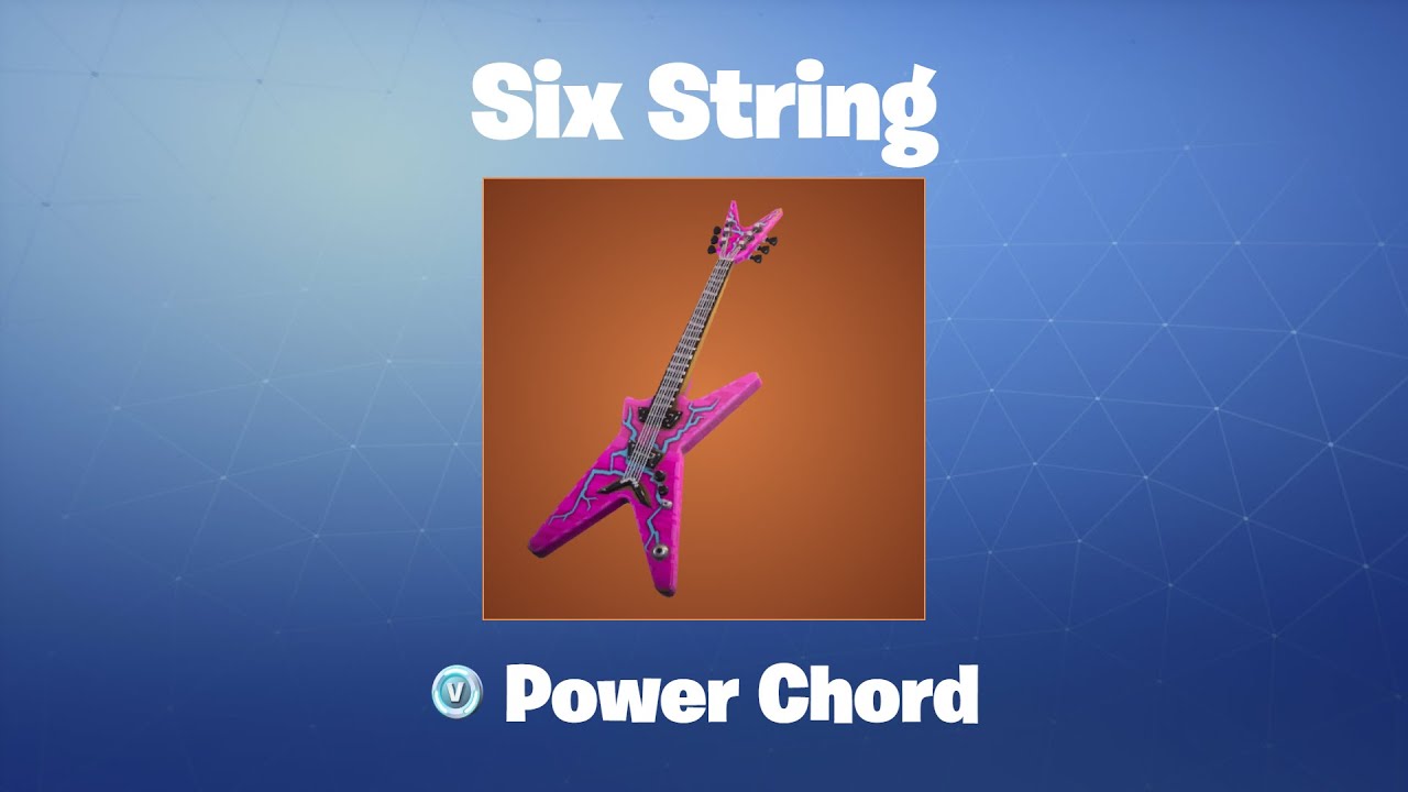 Six String | Fortnite Back Bling