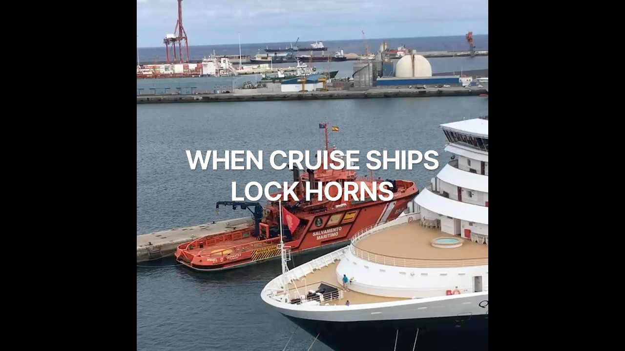 When Cruise Ship Lock Horns