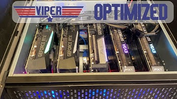 5 x 3070 Mining Rig Rebuild: Viper Optimized - (4K video)