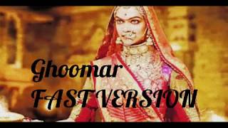 Ghoomar | Funny | Fast Version | Padmavati