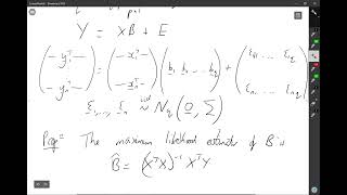 Famous Multivariate Statistics: 10.4 Multi-output linear models Wealth
