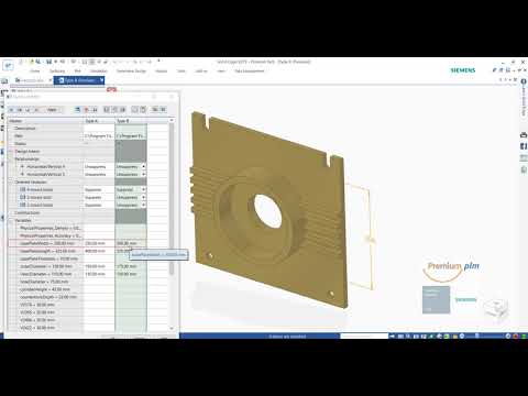 Solid Edge Family of Parts
