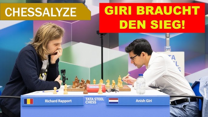 Tata Steel Masters 2023 LAST ROUND!!! - Anish Giri vs Richard Rapport -  Richter-Rauzer Attack 