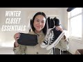 CLOSET ESSENTIALS 101: Winter Closet Essentials | aritzia, djerf avenue, everlane & more!