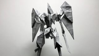 折り紙ロボット（肩アーマー）origami robot