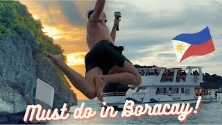 YOU SHOULD DO THIS IN BORACAY! 🏖 SUNSET CRUISE EXPERIENCE AND LAND TOUR [Day 3]