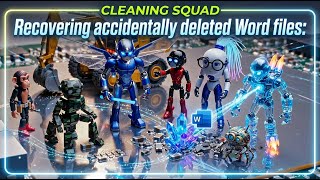 Cleaning Squad : Smart Robot Cleaning Techs Ultimate Data Rescue Mission