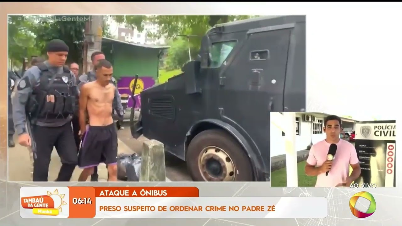 Ataque a tiros: preso suspeito de ordenar crime no Padre Zé - Tambaú da Gente Manhã