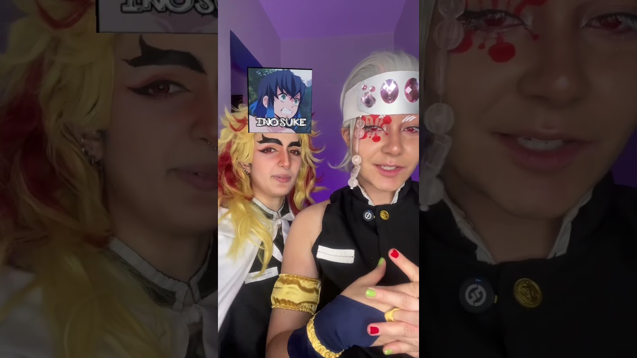 RENGOKU E UZUI TIRAM NO FILTRO!! #cosplay #kimetsunoyaiba #demonslayer ​⁠@Nandalorenzine