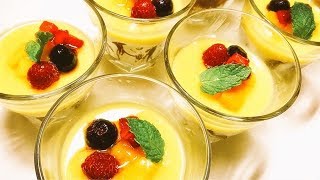 簡単だけどオシャレに見える(?!)マンゴーヨーグルトムースの作り方【スイーツちゃんねるおやつお菓子スイーツデザート】