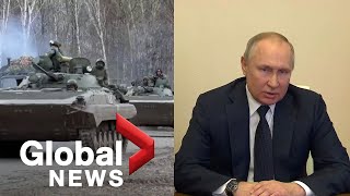 Russia-Ukraine conflict: Putin says \\