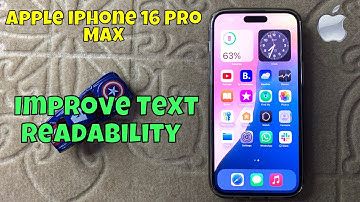 How to Improve Text Readability on iPhone 16 Pro Max Adjust Text Size
