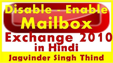 ✅ how to Disable and Reconnect Mailboxes in Exchange Server 2010 in hindi