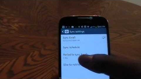 Reset Active Sync On Samsung Galaxy S4