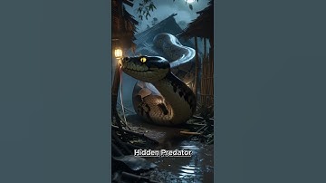 Mysterious | Python snake in an old hut in the forest #snake #mysteriou