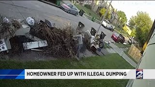 Homeowner fed up with illegal dumping