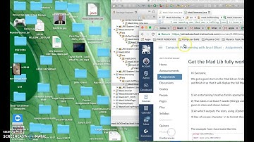 Java I: Submitting MadLib .java File