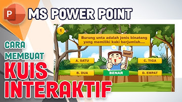 Cara Membuat Kuis Interaktif Menggunakan Power Point - Soal Pilihan Ganda Dengan Power Point