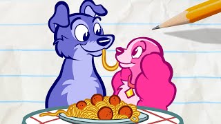 Pencilmate Caught On The Kiss Cam - Pencilmation India Animation Cartoons Pencilmation