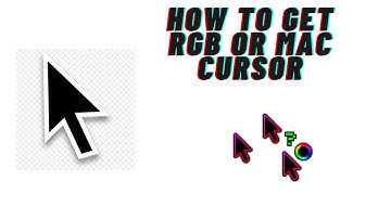 How to get RGB cursor and Mac cursor on windows
