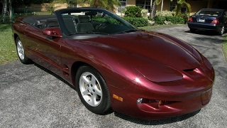 FOR SALE 2002 Pontiac Firebird Convertible ONLY 42K MILES 2002 Pontiac Firebird Convertible