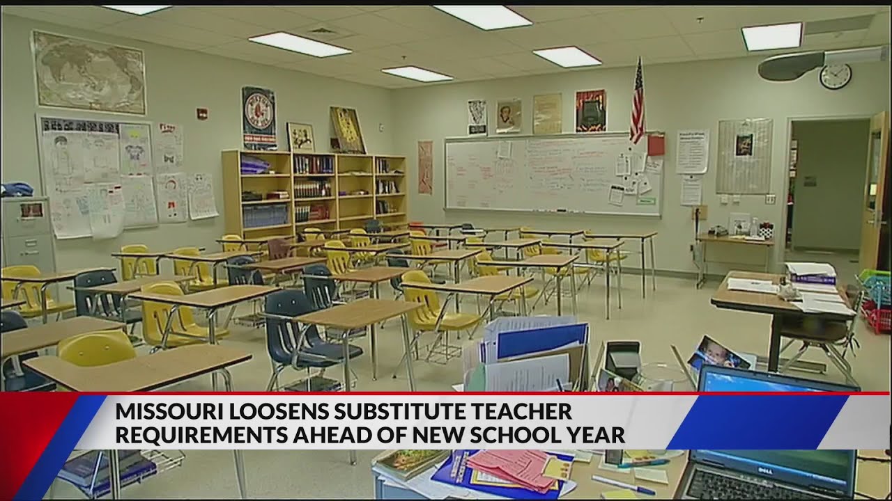 Substitute Teacher Requirements Loosened Ahead Of New School Year YouTube