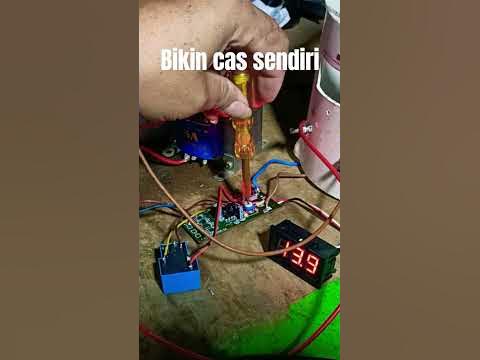 Cara setel cas aki mobil rakitan sendiri#shorts - YouTube