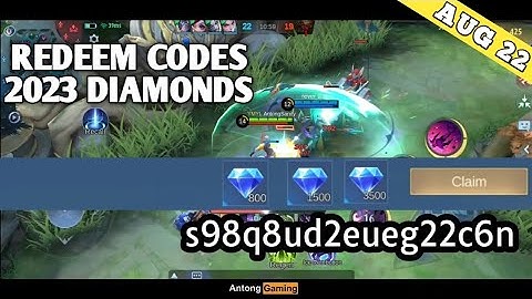 FREE ML DIAMONDS REDEMPTION CODES AUGUST 2023 - How To Redeem Codes 2023 || Mobile Legends