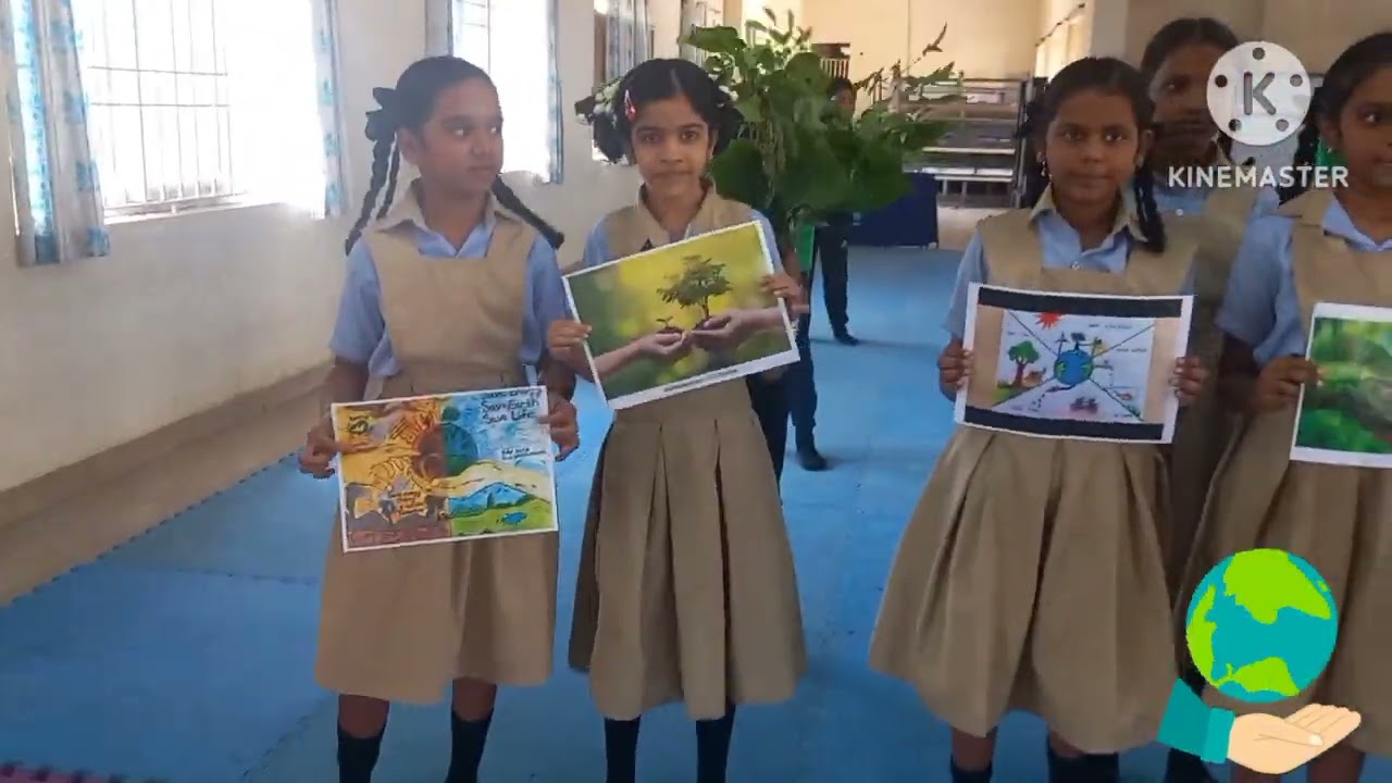 Grade 5 students presents Nature conservation day.