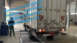 Cartesykj brand heavy duty roller brake tester side slip tester  speedometer tester  in Myanmar