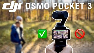 DJI Osmo Pocket 3 - pełny test PL, recenzja LOW LIGHT, tryb śledzenia, wszystkie funkcje vs Pocket 2