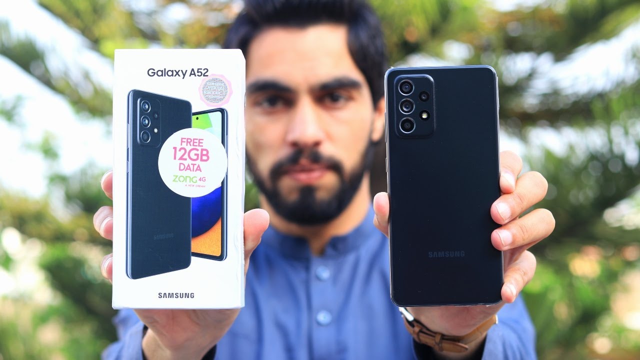 Samsung Galaxy A52 Unboxing Youtube