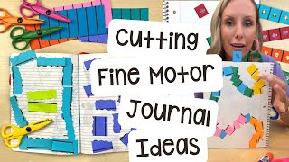 Cutting Fine Motor Journal Ideas for Preschool, Pre-K, & Kindergarten