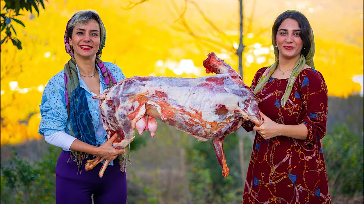 Whole tandoori lamb with Iranian saffron