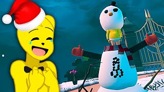 КАК Лепить Снеговика ☃️ The Baby in Yellow a Curious Christmas image