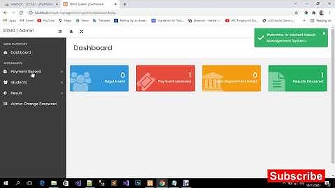Result Management System in PHP MySQL Source Code
