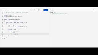 Convert Decimal to Binary Using Stack in C# | Simple Code