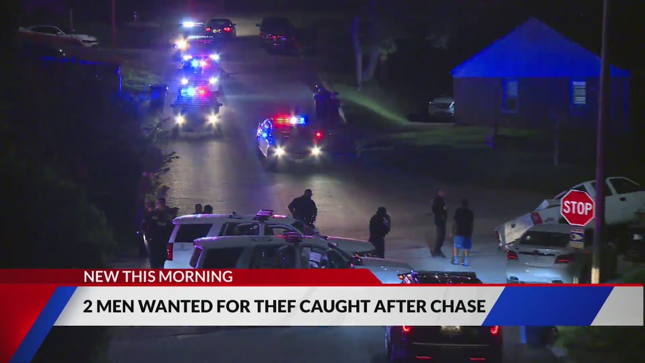 Two in custody following police pursuit across St. Louis County - YouTube