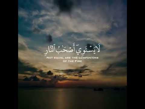 لايستوي أصحاب النار وأصحاب الجنة أصحاب الجنة هم الفائزون