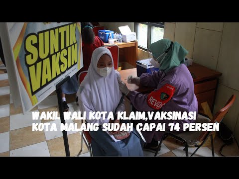 2.000 Pelajar Jalani Vaksinasi COVID-19 di SMKN 6 Malang