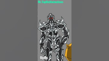 Bayverse Megatron meets G1 autobots #transformers #flipaclip #shorts #animation