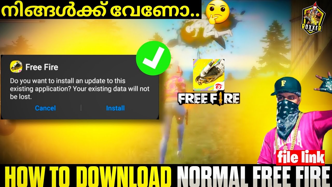 How to download in normal free fire 🤔 | നിങ്ങൾക്ക് വേണോ..💞 #freefire # ...