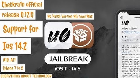 Checkra1n Official realese 0.12.0 on window PC work on Ios 14.2 | No Patch version| | Live Ubuntu|